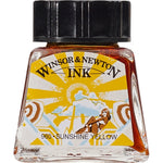 Winsor & Newton Drawing Ink Sunshine Yellow 14ml