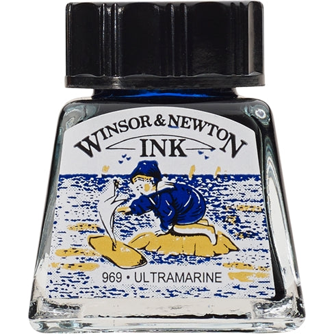 Winsor & Newton Drawing Ink Ultramarine 14ml