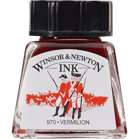 Winsor & Newton Drawing Ink Vermilion 14ml