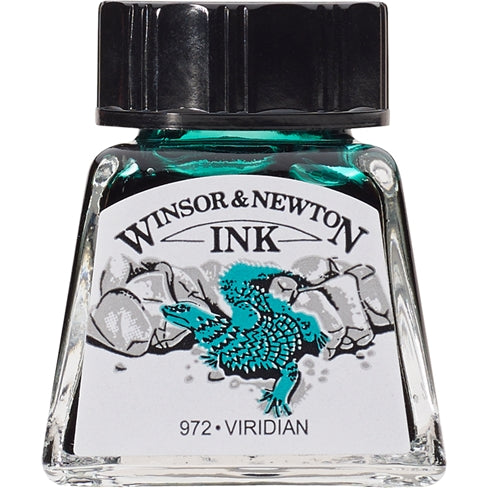 Winsor & Newton Drawing Ink Viridian 14ml