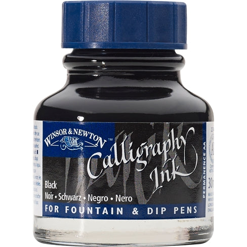 Winsor & Newton Calligraphy Ink Black Noir 30ml