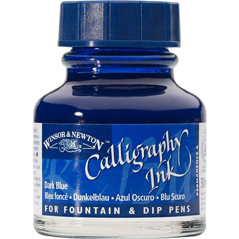 Winsor & Newton Calligraphy Ink Dark Blue 30ml