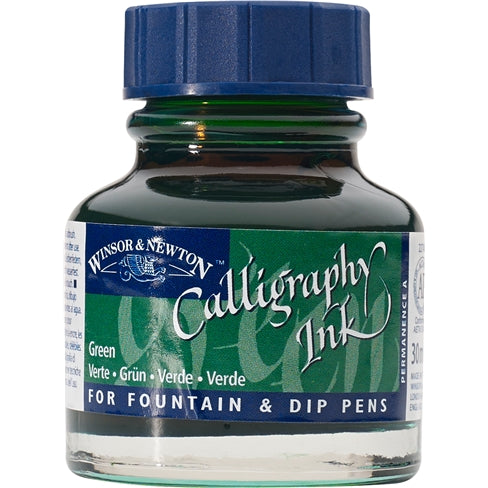 Winsor & Newton Calligraphy Ink Green 30ml