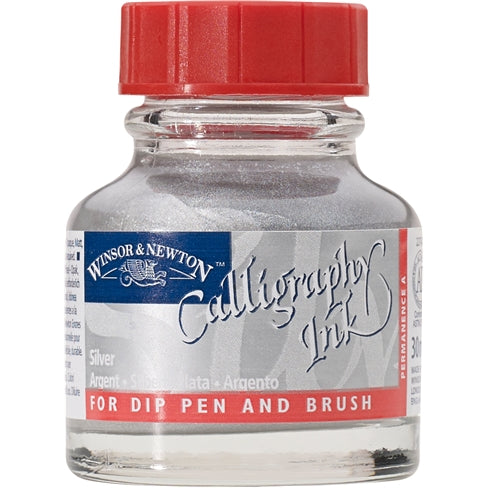 Winsor & Newton Calligraphy Ink Silver 30ml