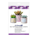 X-Press It Self Adhesive Stencil Sheets Packet 4 A4