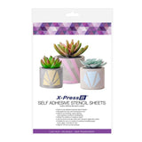X-Press It Self Adhesive Stencil Sheets Packet 4 A4