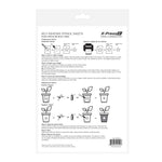 X-Press It Self Adhesive Stencil Sheets Packet 4 A4