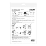 X-Press It Self Adhesive Stencil Sheets Packet 4 A4