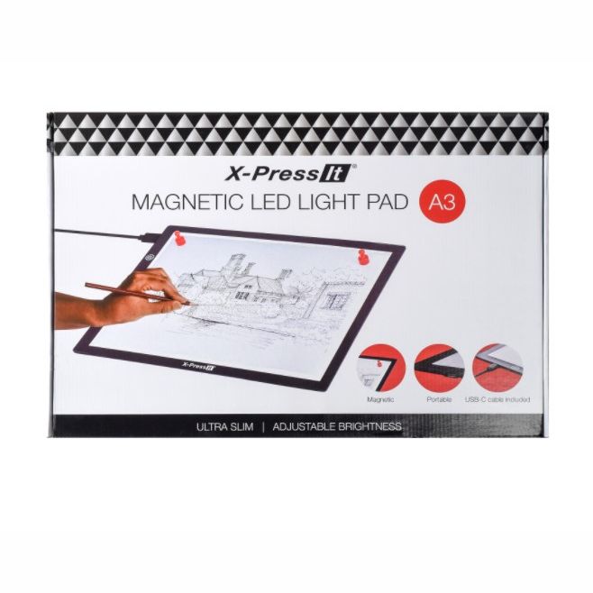 X-Press It Magnetic LED Light Pad A3