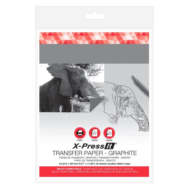X-Press It Transfer Paper Graphite A4