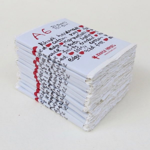 Khadi Handmade Paper 150gsm Packet 20 A6