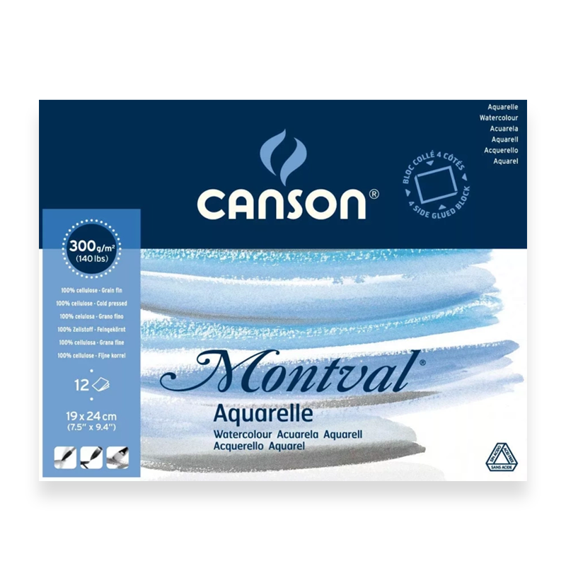 CANSON MONTVAL WATERCOLOUR PAPER