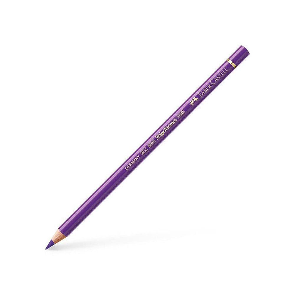 FABER CASTELL POLYCHROMOS COLOURED PENCIL PURPLE VIOLET 136