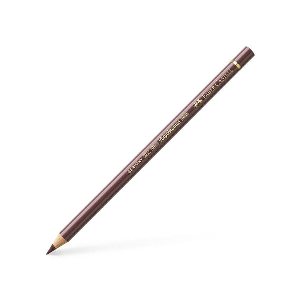 Faber Castell Polychromos Coloured Pencil Van Dyck  Brown 176
