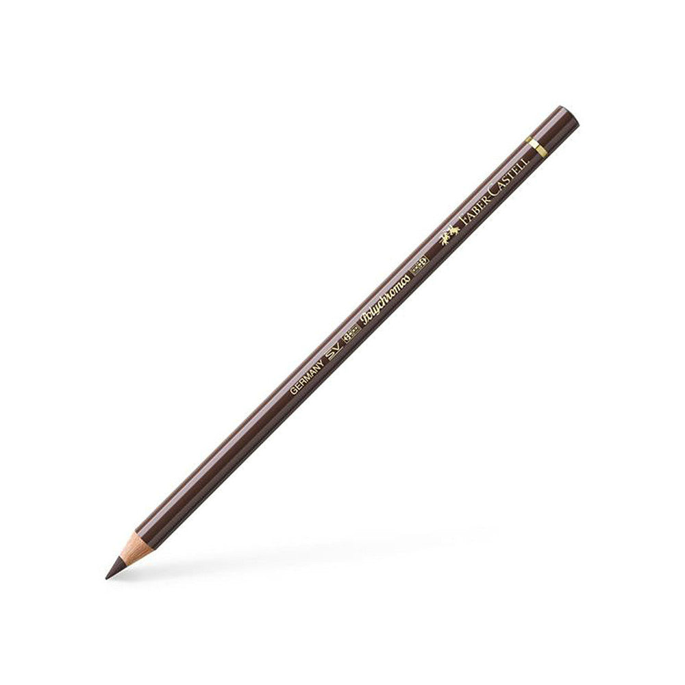 Faber Castell Polychromos Coloured Pencil Burnt Umber 280
