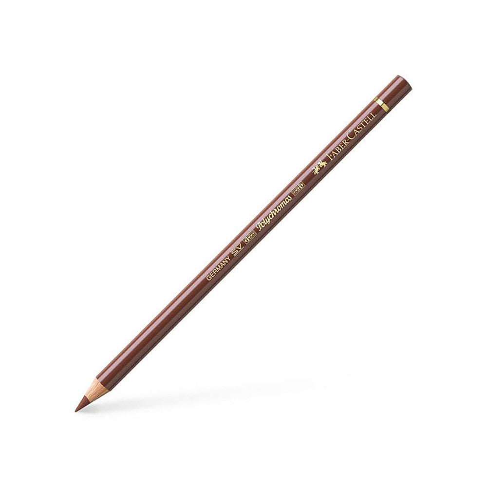 Faber Castell Polychromos Coloured Pencil Burnt Sienna 283