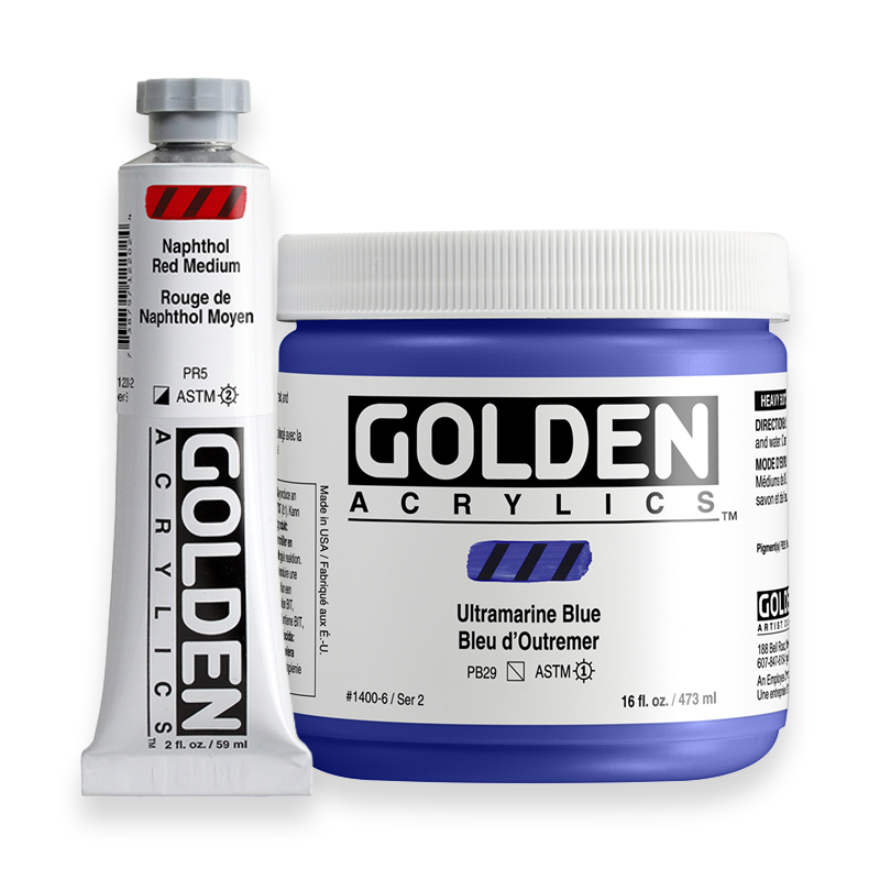 GOLDEN HEAVY BODY ACRYLIC PAINT