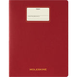 Moleskine Cahier Student Journal Red Ruled XXL