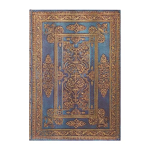 Paperblanks Hardcover Unlined Notebook Blue Luxe Grande