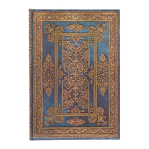 Paperblanks Hardcover Lined Notebook Blue Luxe Midi