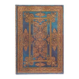 Paperblanks Hardcover Unlined Notebook Blue Luxe Midi