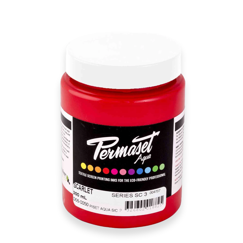 PERMASET SUPER COVER AQUA SCREEN PRINTING INKS