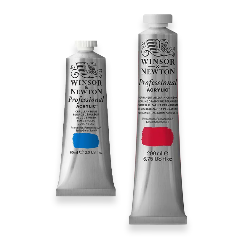 WINSOR & NEWTON PROFESSIONAL ACRYLIC PAINT