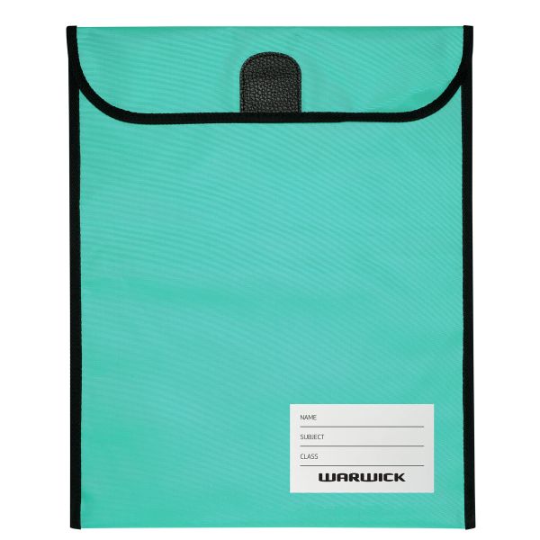 Warwick Homework Bag Aqua A3+